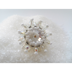 Prsten Swarovski rivoli Crystal