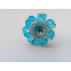 Prsten Swarovski rivoli Aqamarine