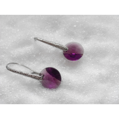 Náušnice rivoli  - Swarovski