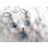 Swarovski souprava srdce - ocel